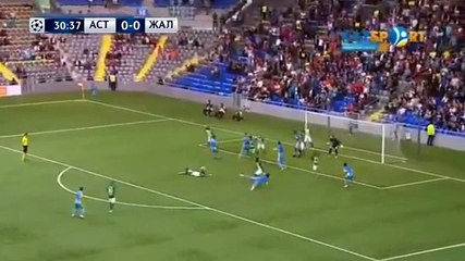 Marin Anicic Goal - Astana vs Zalgiris 1-0 (20-07-2016)