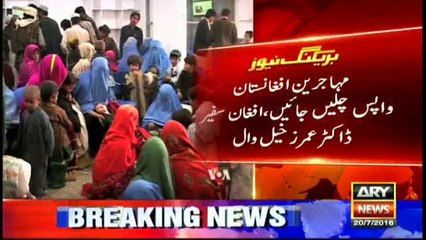 Afghan ambassador advises refugees to return to their country