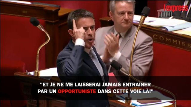 Manuel Valls, en colère, traite Laurent Wauquiez d'opportuniste