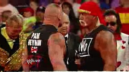 Brock Lesnar crashes Hulk Hogan's birthday celebration  Raw, Aug. 11, 2014