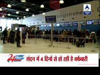 Heavy snowfall across Europe causes mayhem for traffic and services