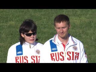 Women's 100 m T11 | Victory Ceremony | 2016 IPC Athletics European Championships Grosseto
