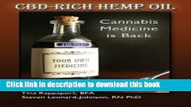 Read CBD-Rich Hemp Oil: Cannabis Medicine is Back PDF Free