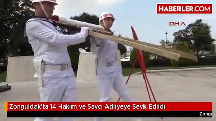 Zonguldak'ta 14 Hakim ve Savcı Adliyeye Sevk Edildi