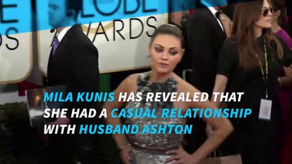 Mila Kunis: Ashton and I were "friends with benefits"