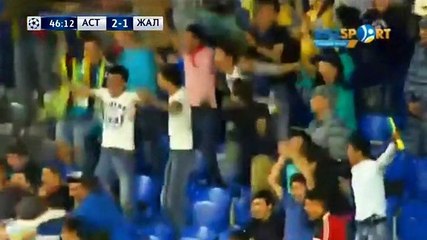 Marin Anicic 2nd Goal - Astana vs Zalgiris 2-1 (20-07-2016)