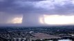 Un orage frappe l'arizona : trombes d'eau impressionnantes