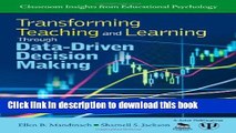 Read Books Transforming Teaching and Learning Through Data-Driven Decision Making (Classroom