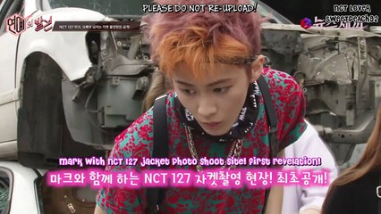 [ENG] 160719 NCT 127 'Fire Truck' Jacket photo shoot- MARK