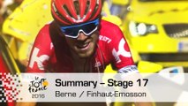 Summary - Stage 17 (Berne / Finhaut-Emosson) - Tour de France 2016