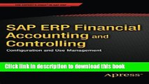 Download Books SAP ERP Financial Accounting and Controlling: Configuration and Use Management PDF