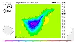 Tenerife Temperature forecast - 2016-06-29