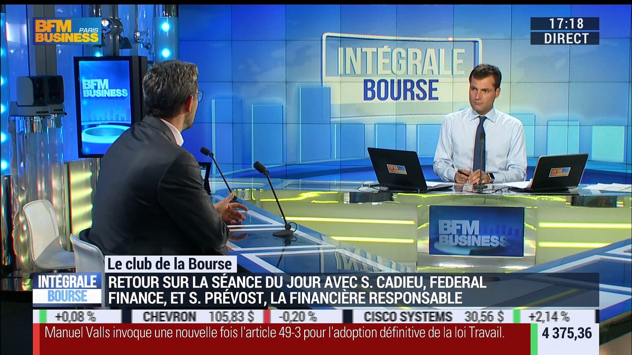 Le Club de la Bourse: Stéphane Cadieu, Stéphane Prévost et Nicolas Chéron - 20/07