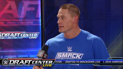 John Cena reacts to being drafted to SmackDown Live  July 19, 2016