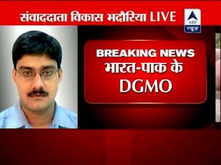 DGMO level talk between India and Pakistan