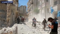 مقتل 13 مدنيا بغارات روسية على إدلب