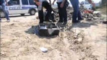 Aydın Jandarma Önünde Doküman ve Bilgisayar Kasası Yakıldı