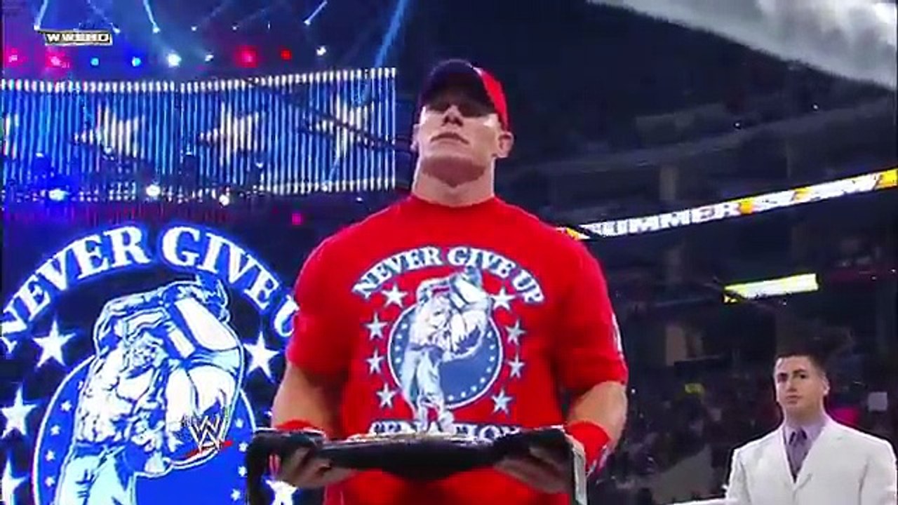 SummerSlam 2011- John Cena vs. CM Punk