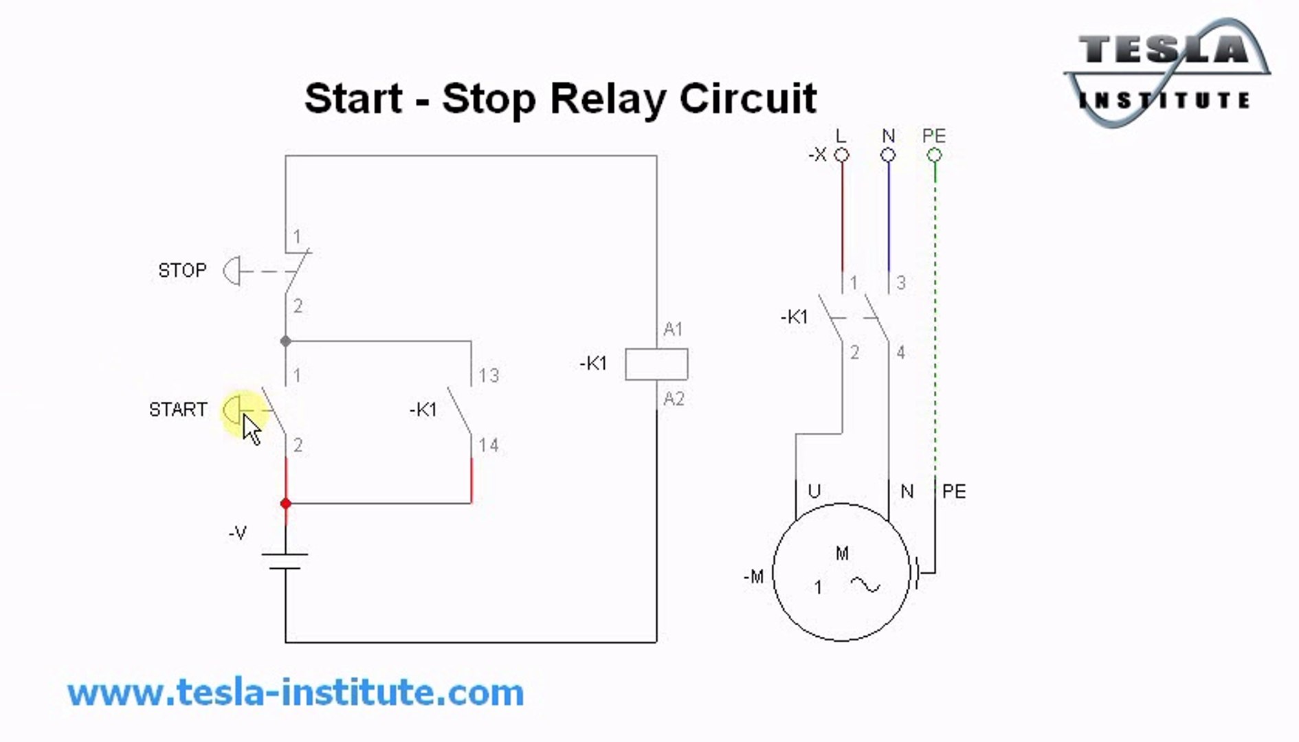 3 Wire Start Stop Ladder Diagram