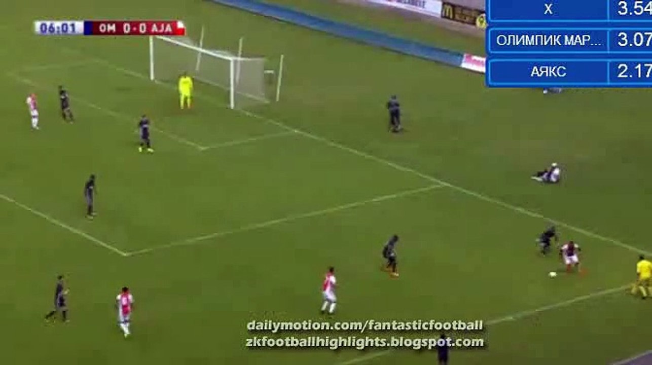 0-1 Zander Casierra Goal - Marseille 0-1 Ajax Amsterdam - Friendly 20.07.2016