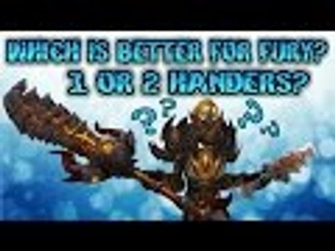 Evylyn - 6.2 level 100 Fury Warrior guide - fury 1 or 2 handed weapons? pt 3 - wow wod warrior pvp