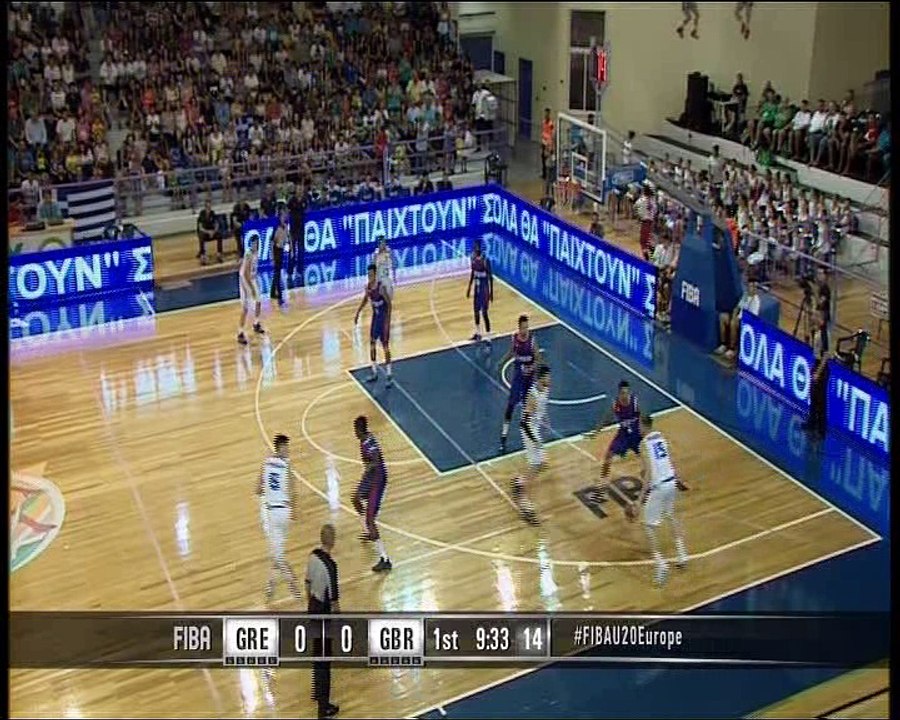 Ευρωμπάσκετ Νέων: Ελλάδα-Μεγάλη Βρετανία 82-61