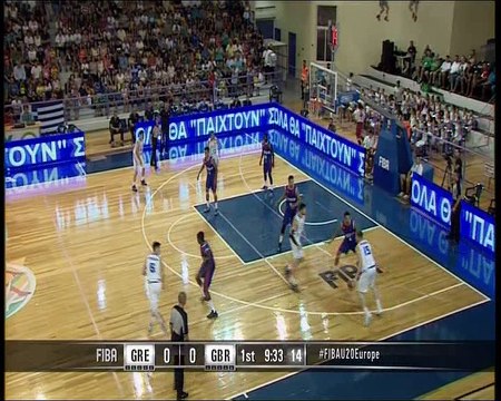 Ευρωμπάσκετ Νέων: Ελλάδα-Μεγάλη Βρετανία 82-61