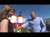 Men's long jump T11 | Victory Ceremony | 2016 IPC Athletics European Championships Grosseto