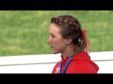Women's 200 m T44 | Victory Ceremony | 2016 IPC Athletics European Championships Grosseto