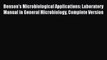 complete Benson's Microbiological Applications: Laboratory Manual in General Microbiology Complete