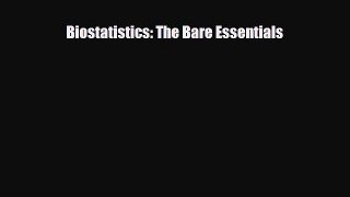 complete Biostatistics: The Bare Essentials