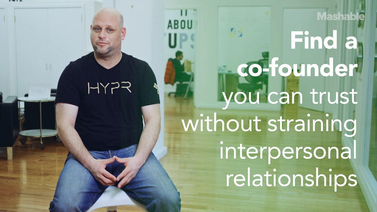 Just One Thing: Thinking about co-founders