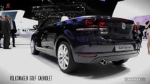 En direct de Genève : La Volkswagen Golf Cabriolet : la vidéo