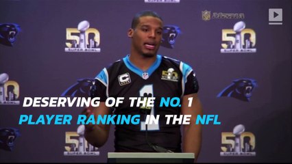 Cam Newton disagrees with No. 1 ranking, says JJ Watt or Tom Brady is worthy