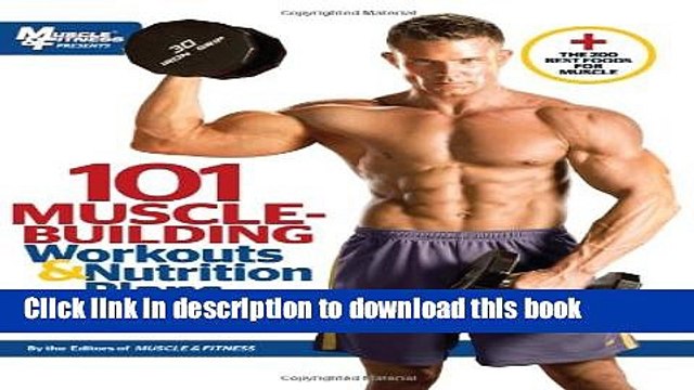 Download Book 101 Muscle-Building Workouts Nutrition Plans (101 Workouts) PDF Online