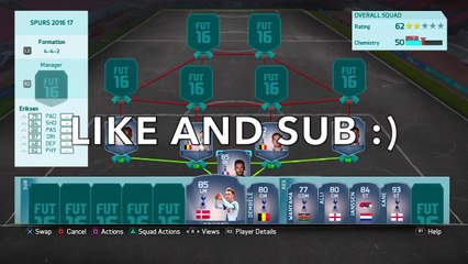 Tottenham Hotspur 2016-2017 Predicted Starting XI - FIFA 17