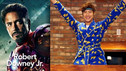 [SUB ESPAÑOL][A.CIAN SPAIN] KPOP STARS PRONOUNCE WESTERN CELEBRITY NAMESwith A.CIAN (에이션)