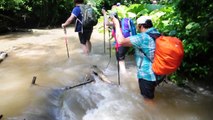 SAB. 25-06-16- LA RISALITA A PIEDI DI UN TRATTO DEL FIUME FARFA NEL REATINO.