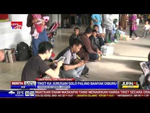 Jumlah Penumpang dari Stasiun Pasar Senen Naik 20 Persen