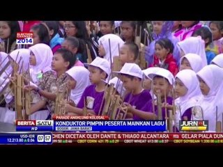 Pecahkan Muri, 5000 Warga Bogor Main Angklung Bareng