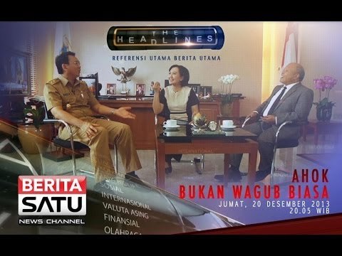 Saksikan The Headlines di BeritaSatu TV Malam Ini: Ahok, Bukan Wagub Biasa