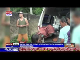 Pasca Banjir di Lampung, Posko Kesehatan Dipenuhi Warga