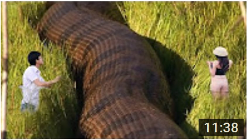 World s biggest python snake found on Earth - Giant Anaconda   Largest snake longest python_HD