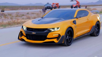 Transformers: The Last Knight - Official "Car Stunts" Set Video [HD]