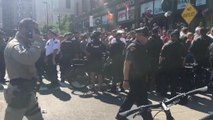 Fight breaks out over flag burning protest at the RNC