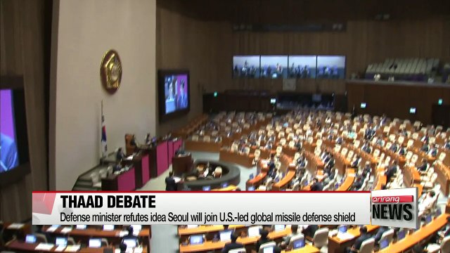 Defense minister refutes idea Seoul will join U.S.-led global missile defense shield