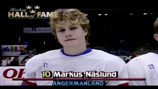 Hockey Hall of Fame Sverige Markus Näslund