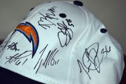 SAN DIEGO CHARGERS Autographed Hand Signed Football Hat