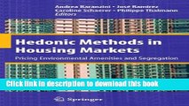 [PDF] Hedonic Methods in Housing Markets: Pricing Environmental Amenities and Segregation Read