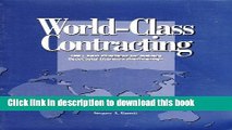 [PDF] World-class Contracting: 100+ Best Practices For Building Successful Business Relationships